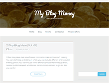 Tablet Screenshot of myblogmoney.com